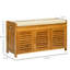 Banc d'entrée pour le rangement et le confort des chaussures - Coussin de siège, 3 portes, compartiment caché, confortable et spacieux brun, élégant et pratique