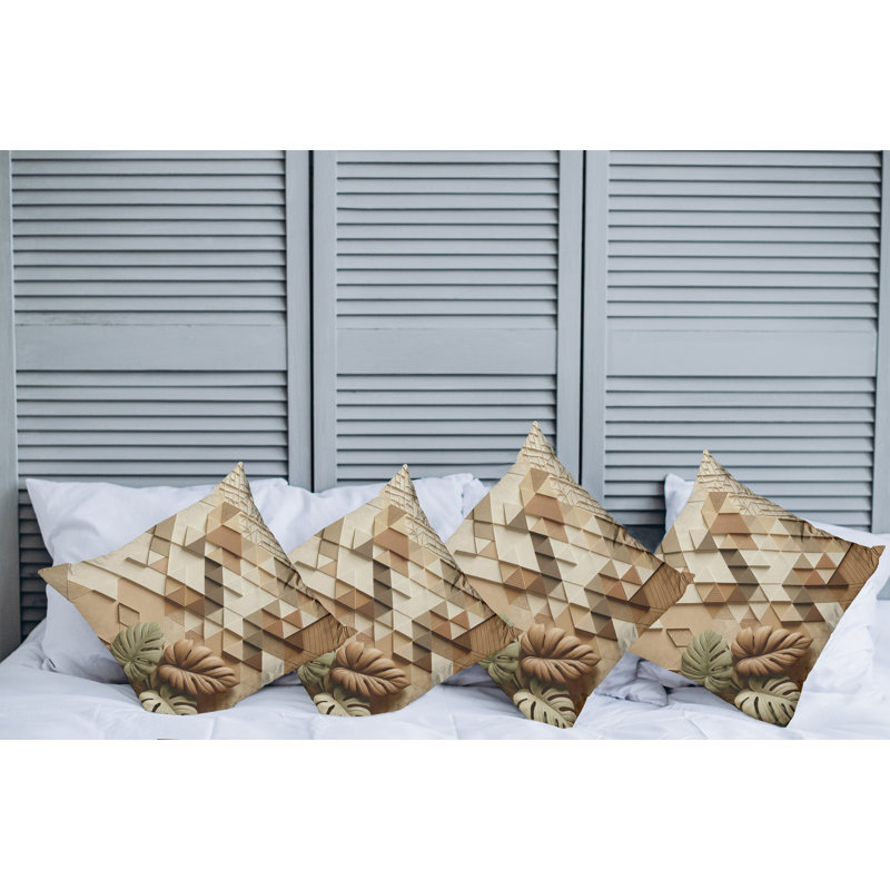 Fabric Reversible Throw Pillow, 24"H x 24"W