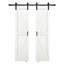 Porte de grange double 84 po avec quincaillerie 7 pi-106645898-106645901