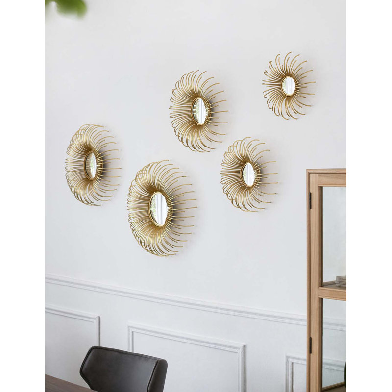 Abii Metal Flat Wall Mirror