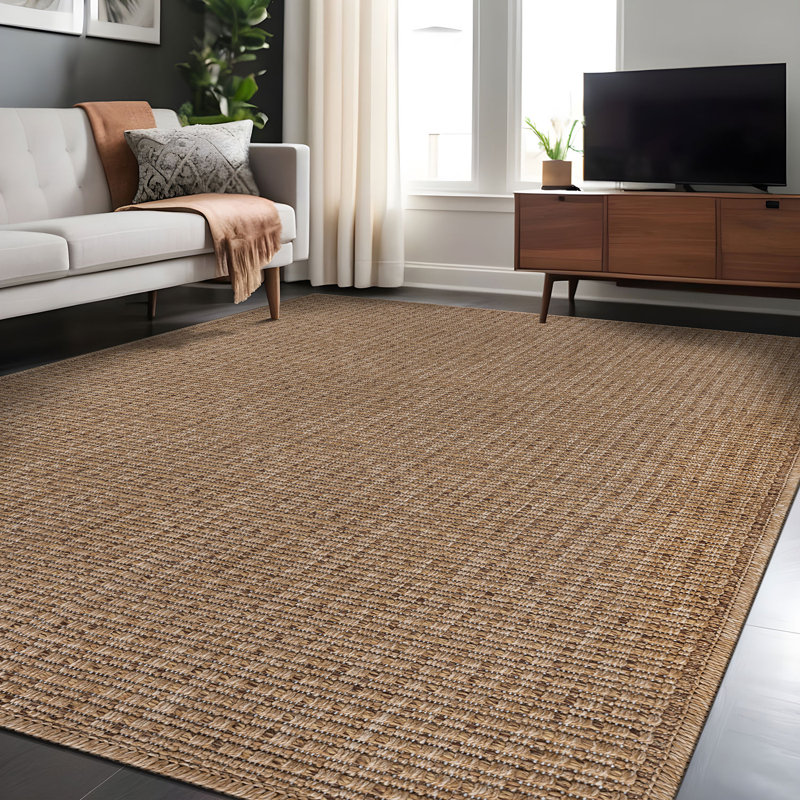 Nadene Natural Indoor Area Rug, Rectangle 8' x 10'