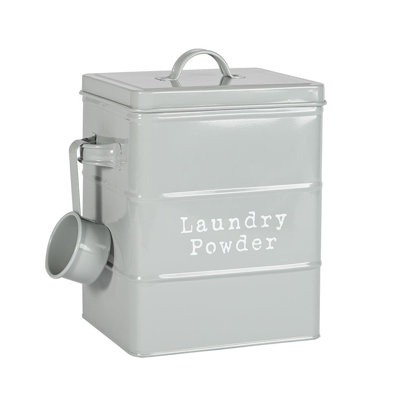 Harbour Housewares - Vintage Metal Laundry Powder Canister