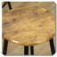 Ensemble de tabourets de table 5 pièces
