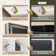 Lohoski Rectangle Wall Mounted Mirror with Aluminum Metal Frame, Beveled Decorative Thin Framed Accent Mirror, Horizontal and Vertical