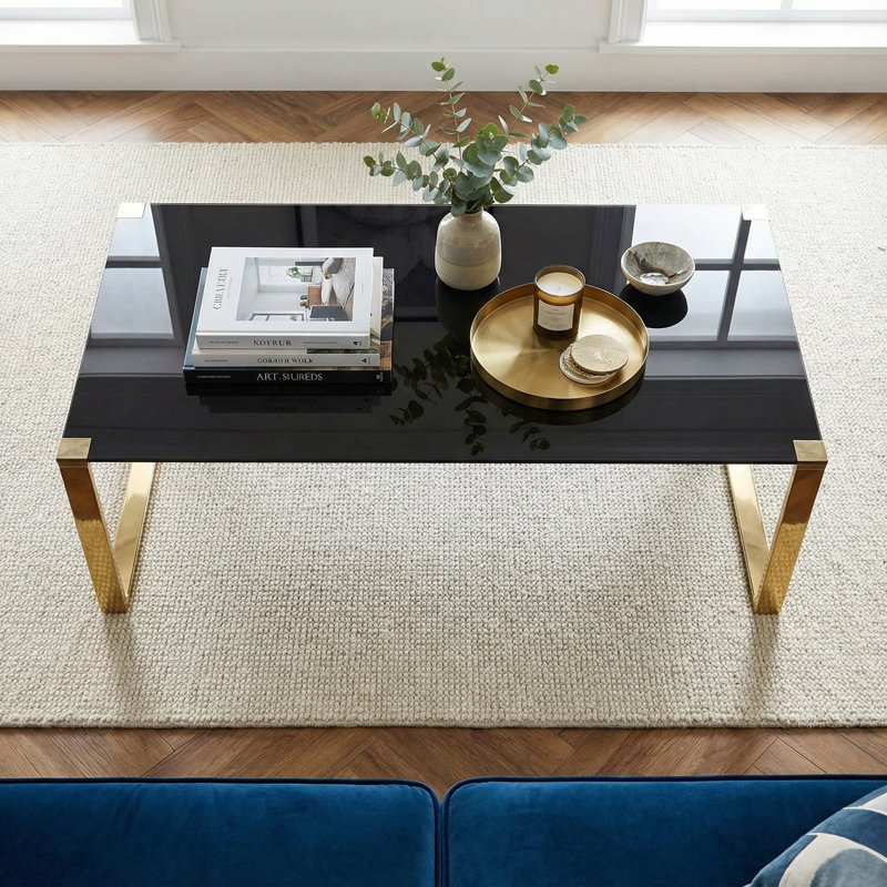 Mitre Glass Top Coffee Table