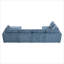 Ensemble de canapé modulaire en chenille 6 places avec repose-pieds-1535220356