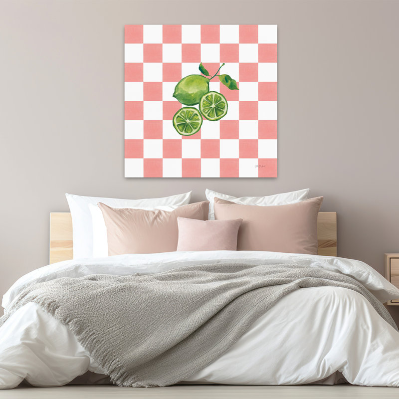 «Summer In Chequers II», art contemporain, H 32 po x l 32 po