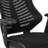 Designer Mesh Sled Base Side Reception Chair with Adjustable Arms