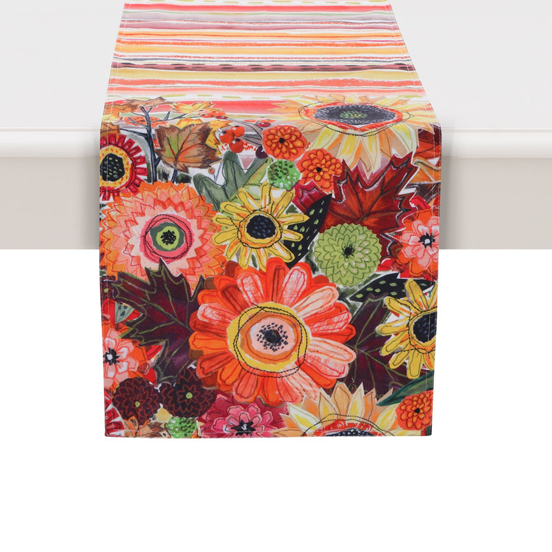 Harvest Snippets Table Runner, 90" L x 13" W