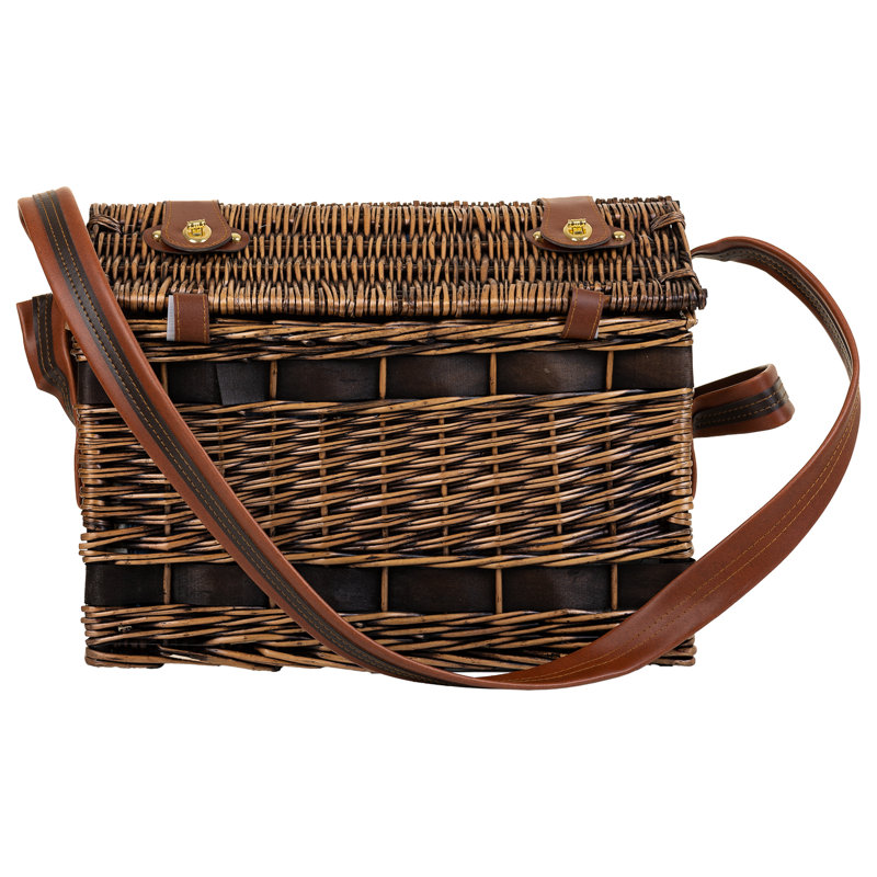 BROWN PICNIC BASKET 4 SERVES