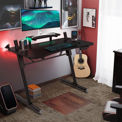 Rausch Adjustable Metal Base Computer Desk