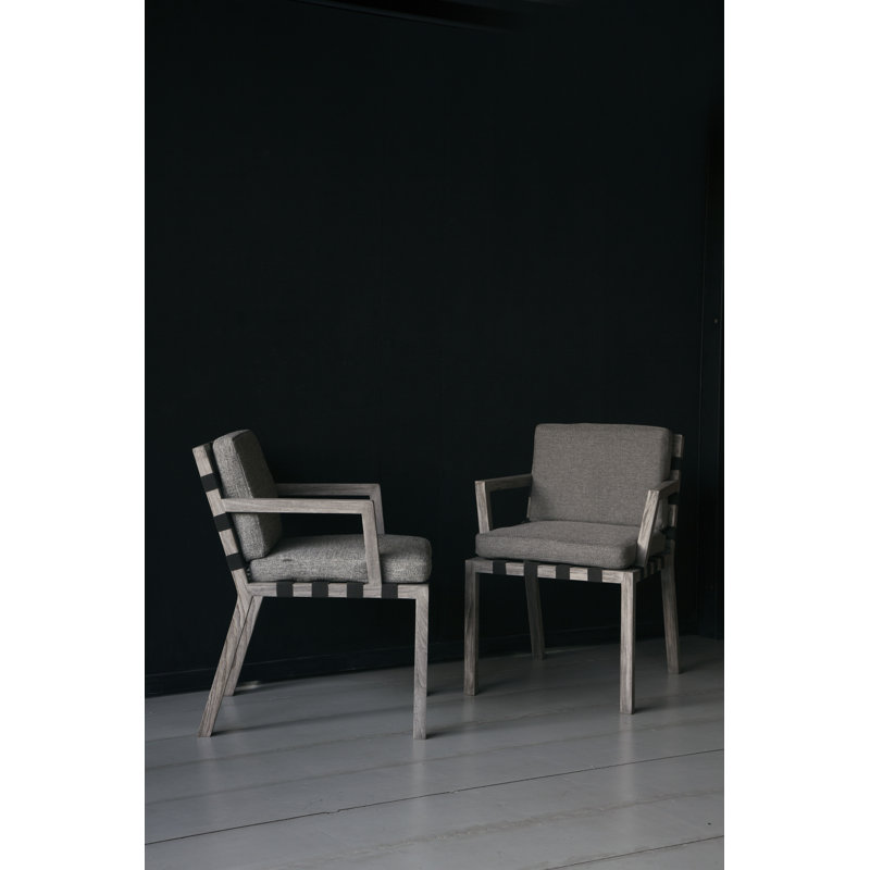 Strap Outdoor Teak Dining Armchair
