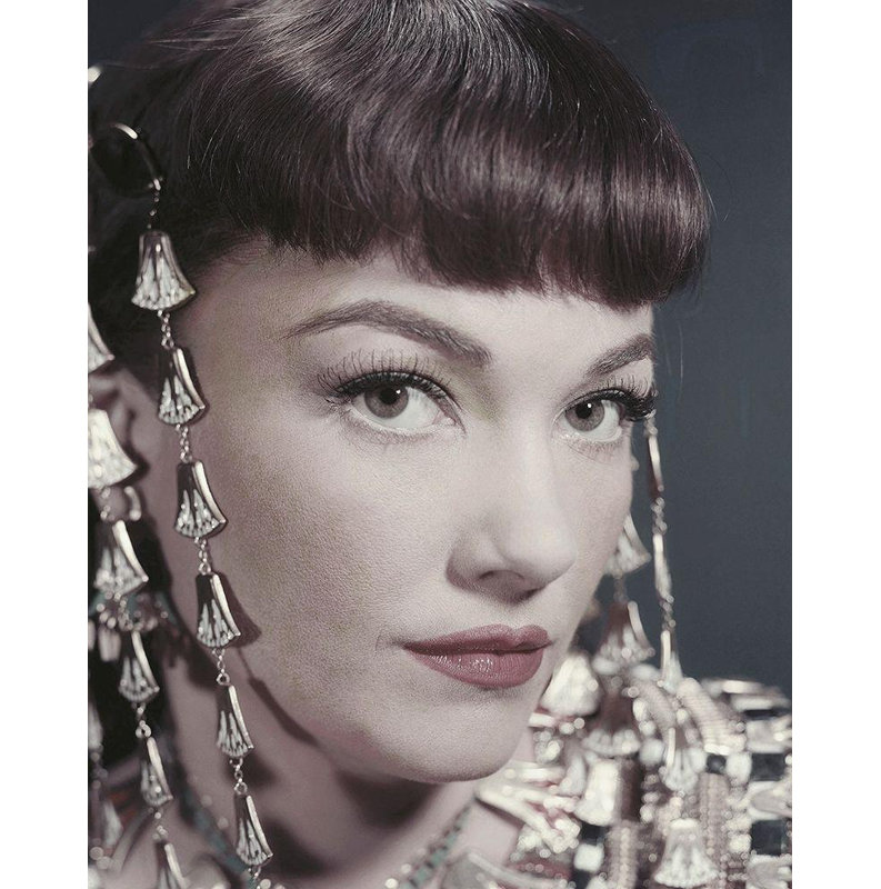 Mercer41 Hollywood, photo d'archives sur toile tendue, Anne Baxter, H 18 po x l 15 po