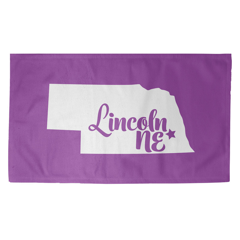 Tapis de zone mauve nebraska lincoln, Rectangle 3 pi x 5 pi