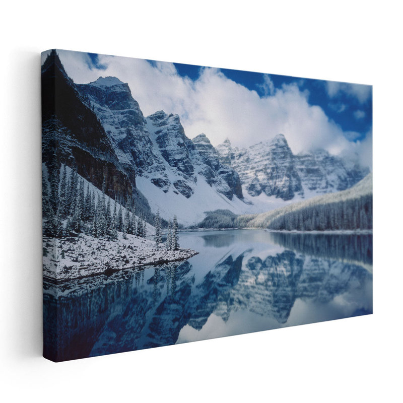 Moraine Lake - reproduction d'art sur toile, H 20 po x l 30 po
