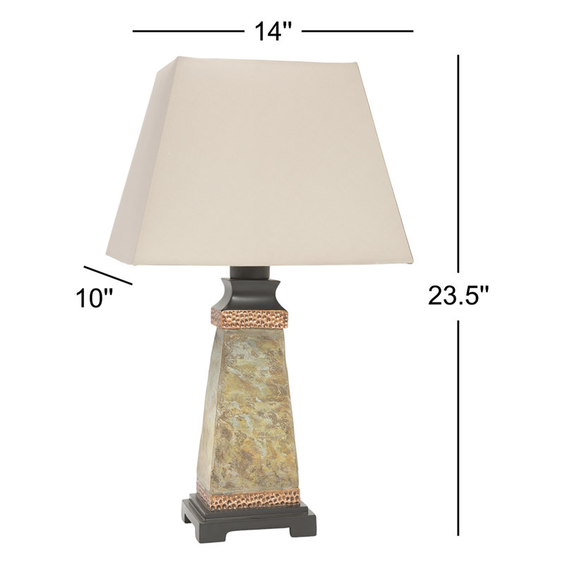 Weatherproof Slate Outdoor 23" Table Lamp