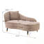 Chaise longue incurvée avec pieds robustes-859571809