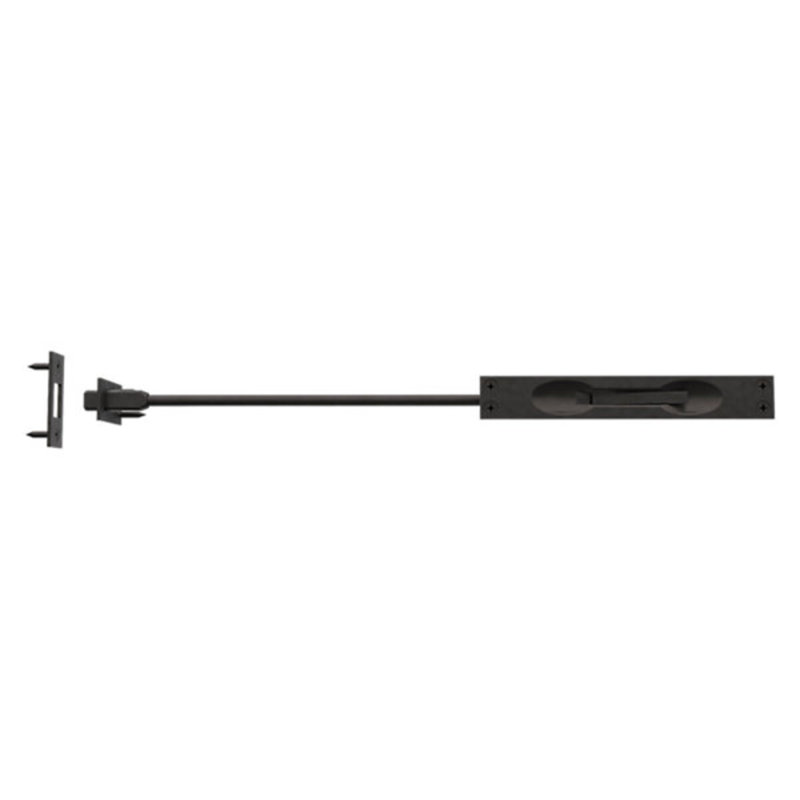 Flush Bolt, 2.05" H x 24.41" W x 1.5" D, Polished Brass