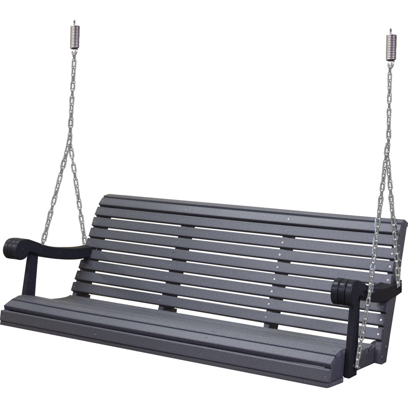 Balancelle Fleurette Poly Grandpa, Charbon/Noir