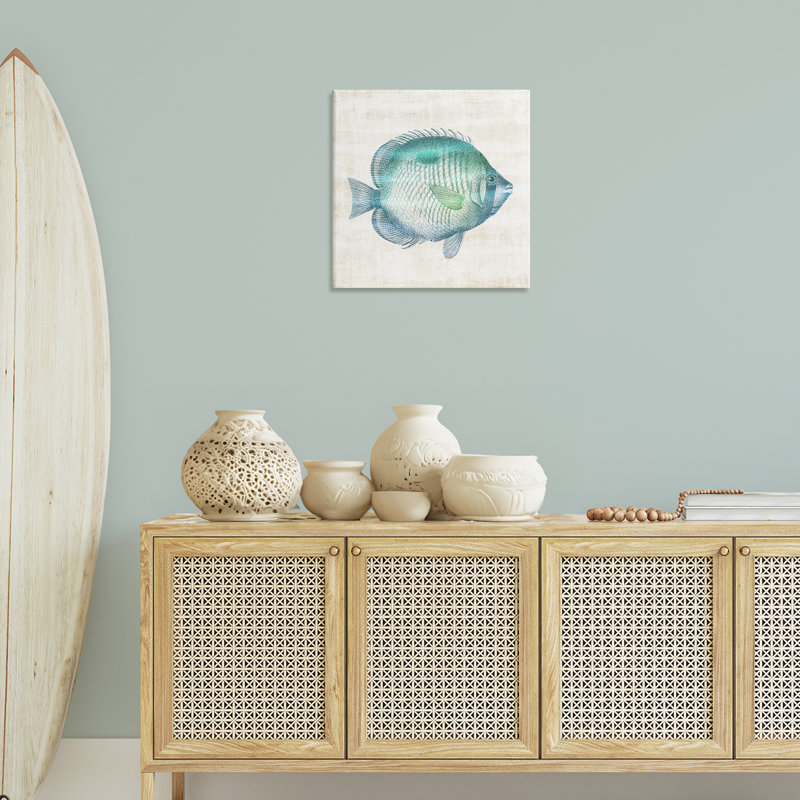 «Fish Impression Sea Life», conception par Susan Arnot, H 24 po x l 24 po