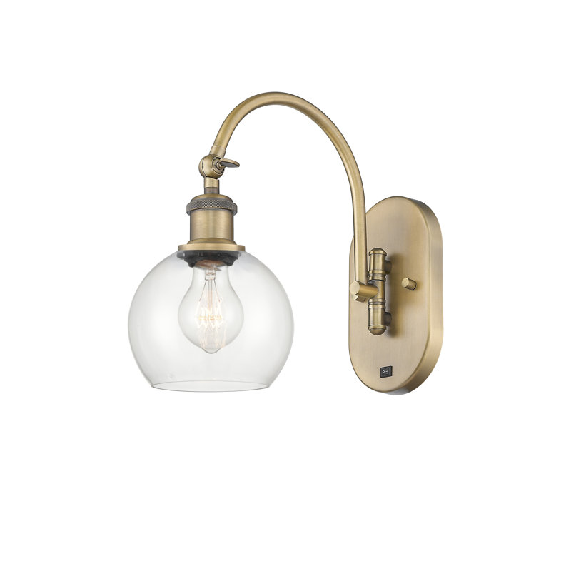 Bras pivotant en acier Ellington, Laiton brossé, Incandescent