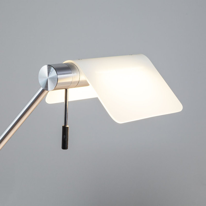 Jaquan 2-Light Novelty Pendant, Glass and brushed aluminium