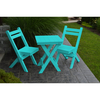 Woollard 2 - Person Patio Dining Set with Square Table