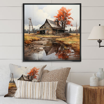 Art mural sur toile Barns