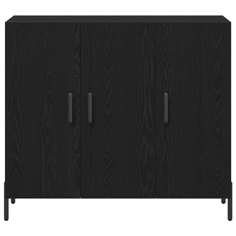 90cm Sideboard, Black Oak