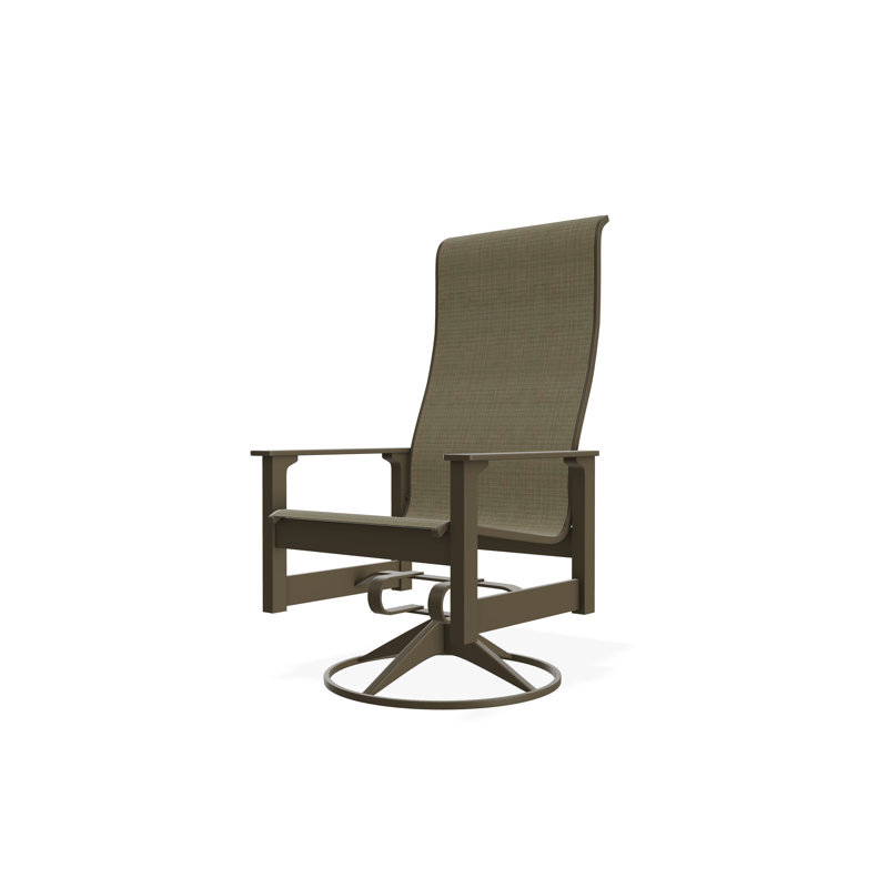 Leeward Polymer Outdoor Lounge Chair, Elevation Stone, Beachwood