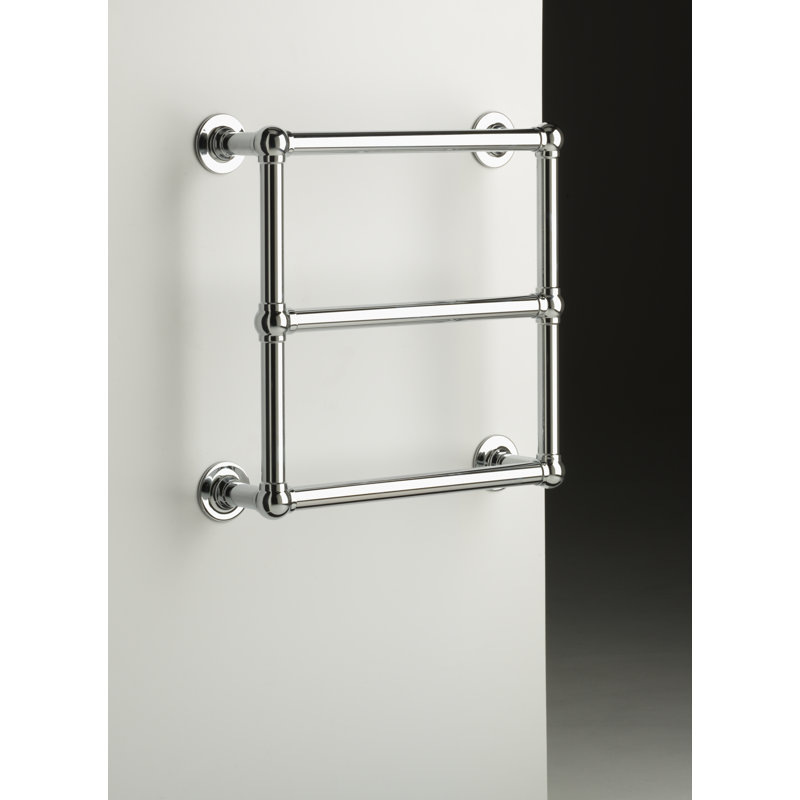 Stourton 3 Rail Wall-Mounted Electric Towel Warmer, Polished Chrome