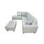 Canapé avec méridienne de 103,5 po de large avec repose-pieds Brevard-757663325-757663302