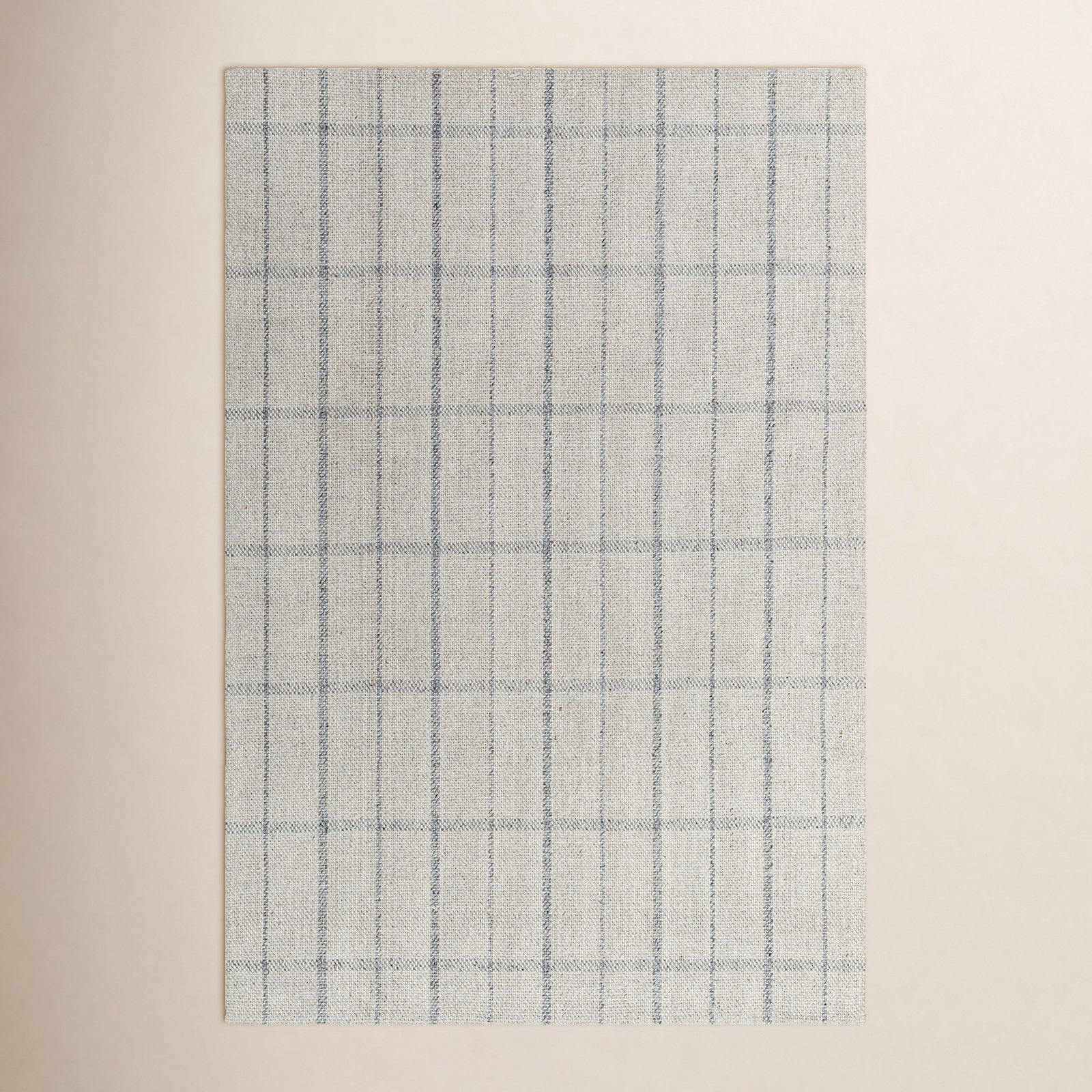 Mathers Hand-Woven Checkered Rug, Rectangle 2' x 3'