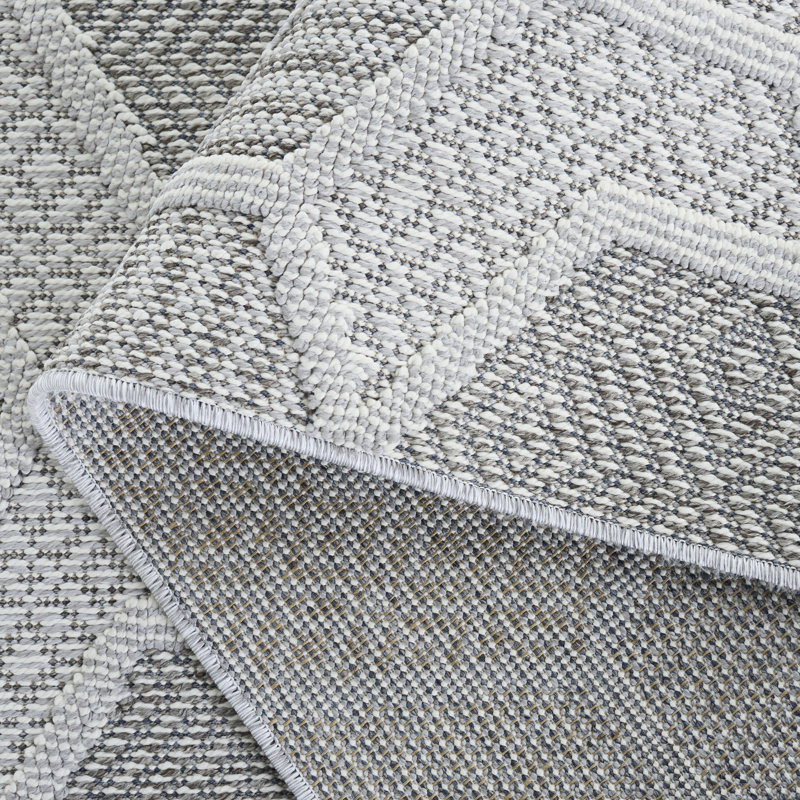 Berdella Performance Geometric Rug, Rectangle 5'3" x 7'6"