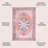 Ville Ornate Medallion Machine-Washable Terracotta/Navy Rug-978658730