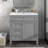 Gioacchino 30'' Free Standing Single Bathroom Vanity with Resin Top