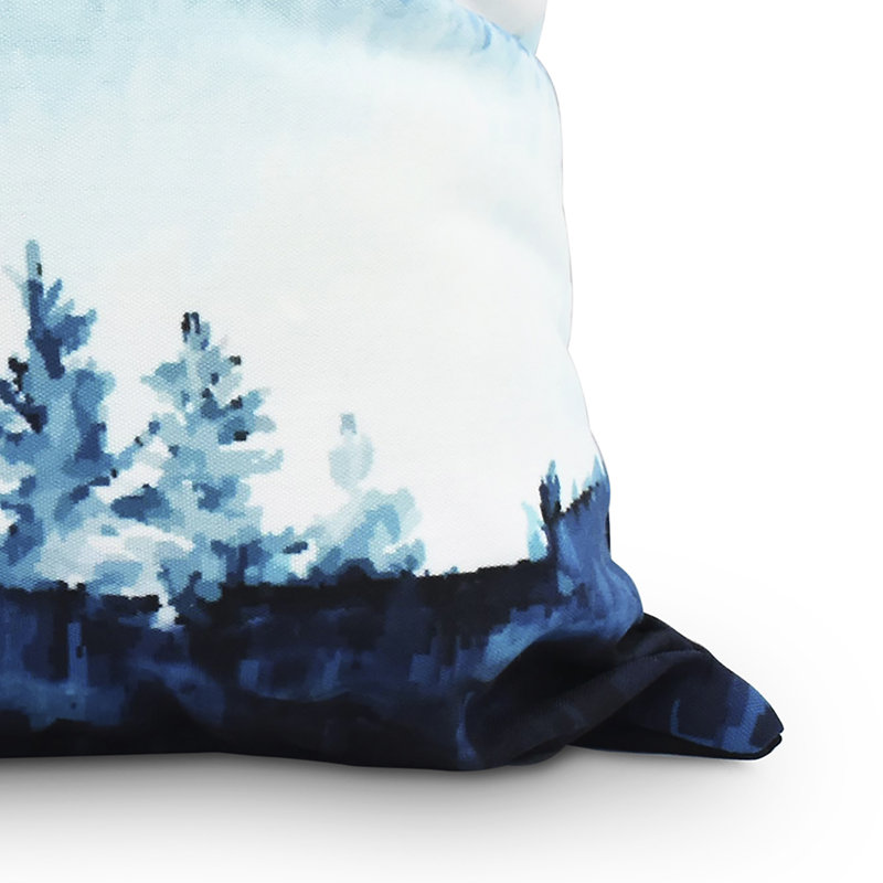 Winter Resort Reversible Throw Pillow, 16" x 16"