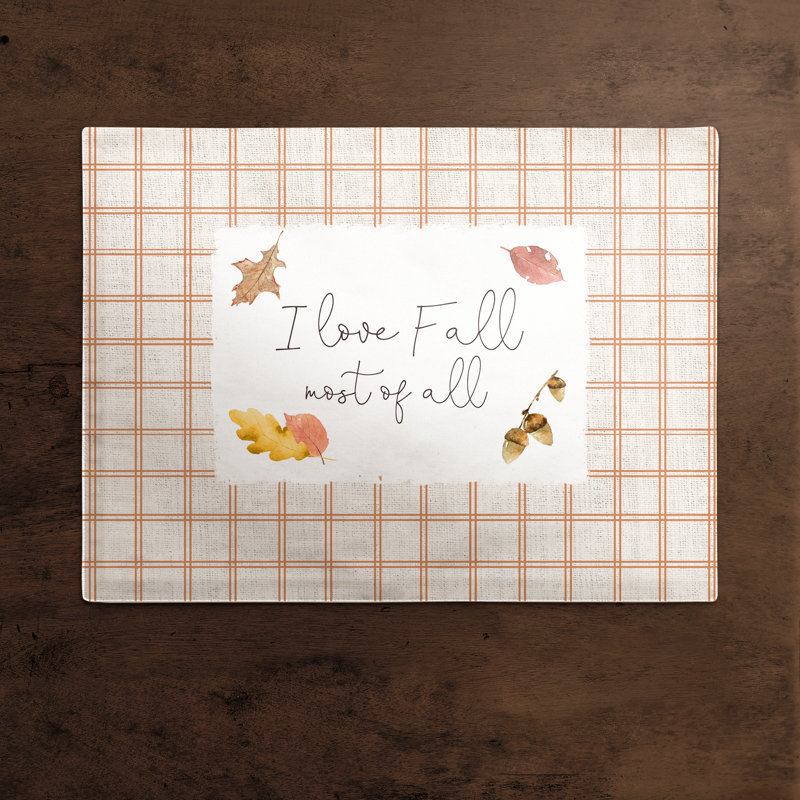 Hebgen Poly Twill Plaid Rectangle Placemat