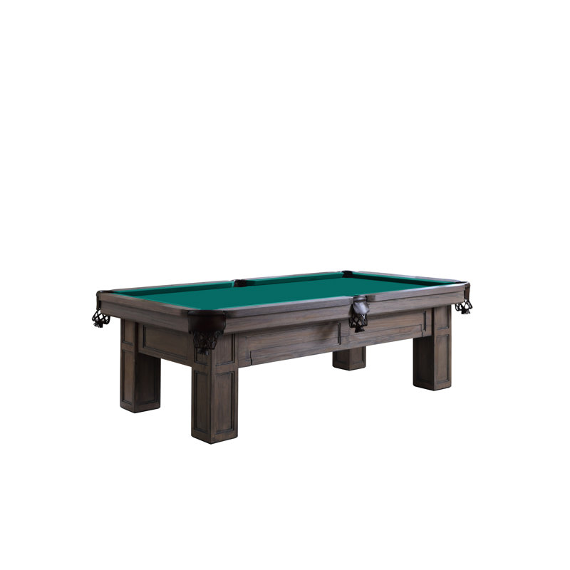Cooper Creek 8' Slate Pool Table with Professional Installation Included, Basic Green