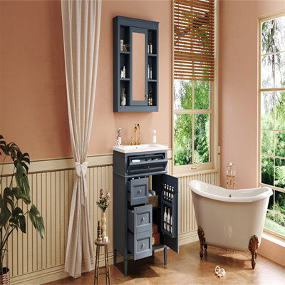 Meuble-lavabo 36 po avec armoire à pharmacie