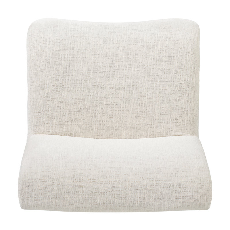 Fauteuil modulaire à compression courbé Arcelle, Beige, 1