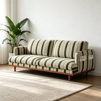 Retro Striped Sofa