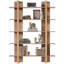 Bibliothèque étagère en bois manufacturé à 5 niveaux H 70,86 "x l 47,24" Exilorme