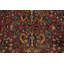 Tapis traditionnel antique à teinture végétale 10 x 17