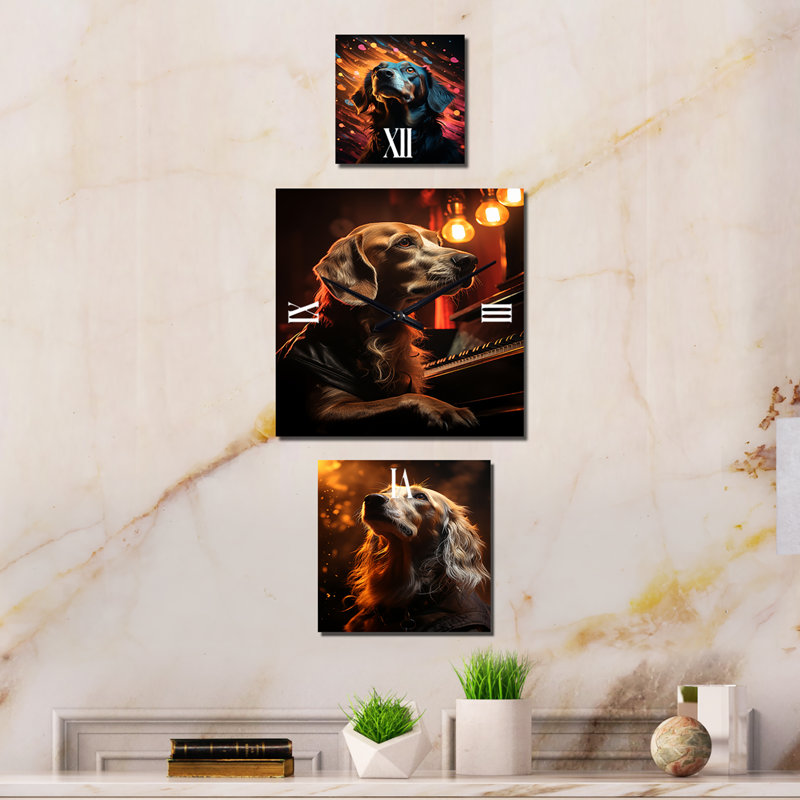 Maishah Metal Wall Clock