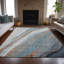 Tapis bleu intérieur / extérieur lavable à la machine Xhevrie-111829229