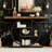 41.3" Console Table Sofa Table Entryway Console Table Narrow Wood Accent Tables-1309105506-1309105503
