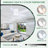 41" 5-blade Flush Mount Indoor Ceiling Fan With Light And Remote/app Control-710461773