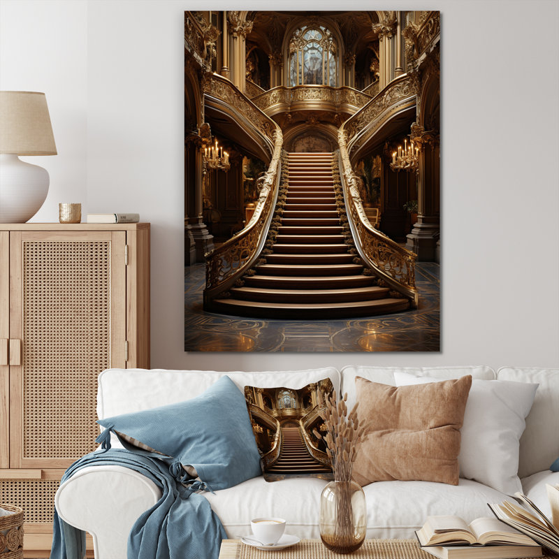 Komi Castles Royal Refuge Rich III - impression, H 44 po x l 34 po x P 1,5 po, Toile tendue