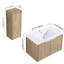 Meuble-lavabo de salle de bain avec lavabo et armoire d'appoint - Style moderne, grand espace, métal rouillé, spacieux